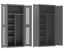 JANITORIAL CABINETS WITH WARDROBE/BROOM STORAGE