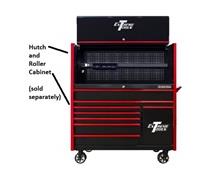 DX SERIES ROLLER CABINET WITH POWER TOOL DRAWER & EXTREME POWER WORKSTATION® HUTCH