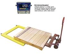 PORTABLE PALLET FLOOR SCALE W/WHEEL