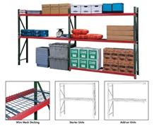 FastRak™ BULK STORAGE RACK UNITS WITH WIRE MESH DECKING