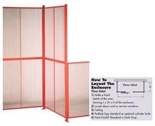 HIGH SECURITY WIRE PARTITION SYSTEM