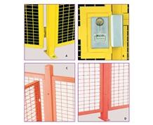 HIGH SECURITY WIRE PARTITION SYSTEM: INSTALLATION COMPONENTS