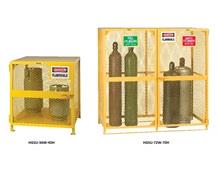 ALL-WELDED UPRIGHT GAS CYLINDER STORAGE UNITS