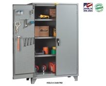 12 GA. CABINETS WITH PEGBOARD DOORS