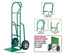 12"D. REINFORCED NOSE PLATE HAND TRUCK
