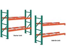 PALLET RACK STARTER AND ADD-ON UNITS