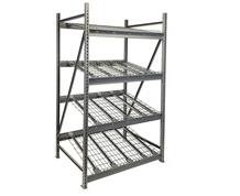 GRAVITY FLOW RACK- HEAVY-DUTY - BUILT WITH BULK STORAGE RACK