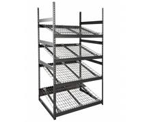 GRAVITY FLOW RACK- STANDARD DUTY- BUILT WITH RIVET RACK