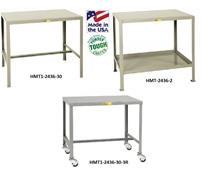 ALL-WELDED STEEL TOP MACHINE TABLES