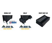 CRUSADER THIN TRASH CANS - ACCESSORIES