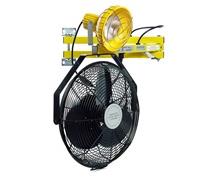 LOADING DOCK FANS AND FAN/LIGHT COMBO
