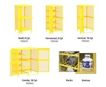 GAS CYLINDER STORAGE CABINETS