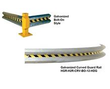 GALVANIZED BOLT-ON GUARD RAIL