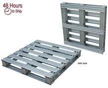 STEEL PALLETS WITH HOT-DIPPED GALVANIZED FINISH
